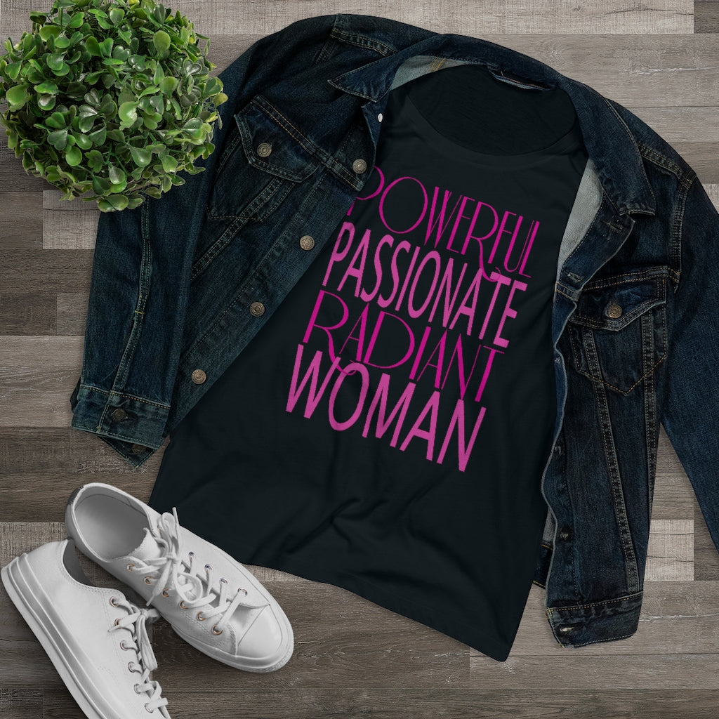 Powerful Passionate Radiant Woman - Organic Women's Lover T-shirt