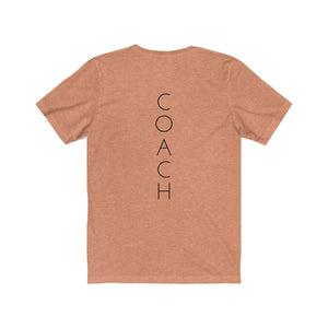 Coach on the back - Unisex Jersey Short Sleeve Tee