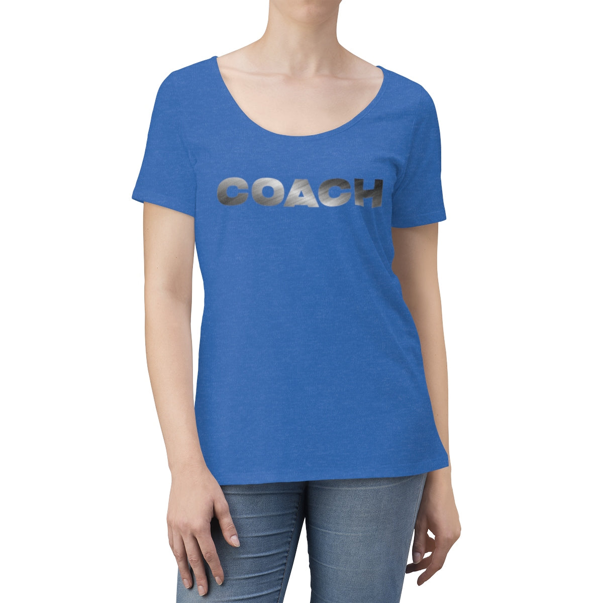 Coach - Women's Scoop Neck T-shirt