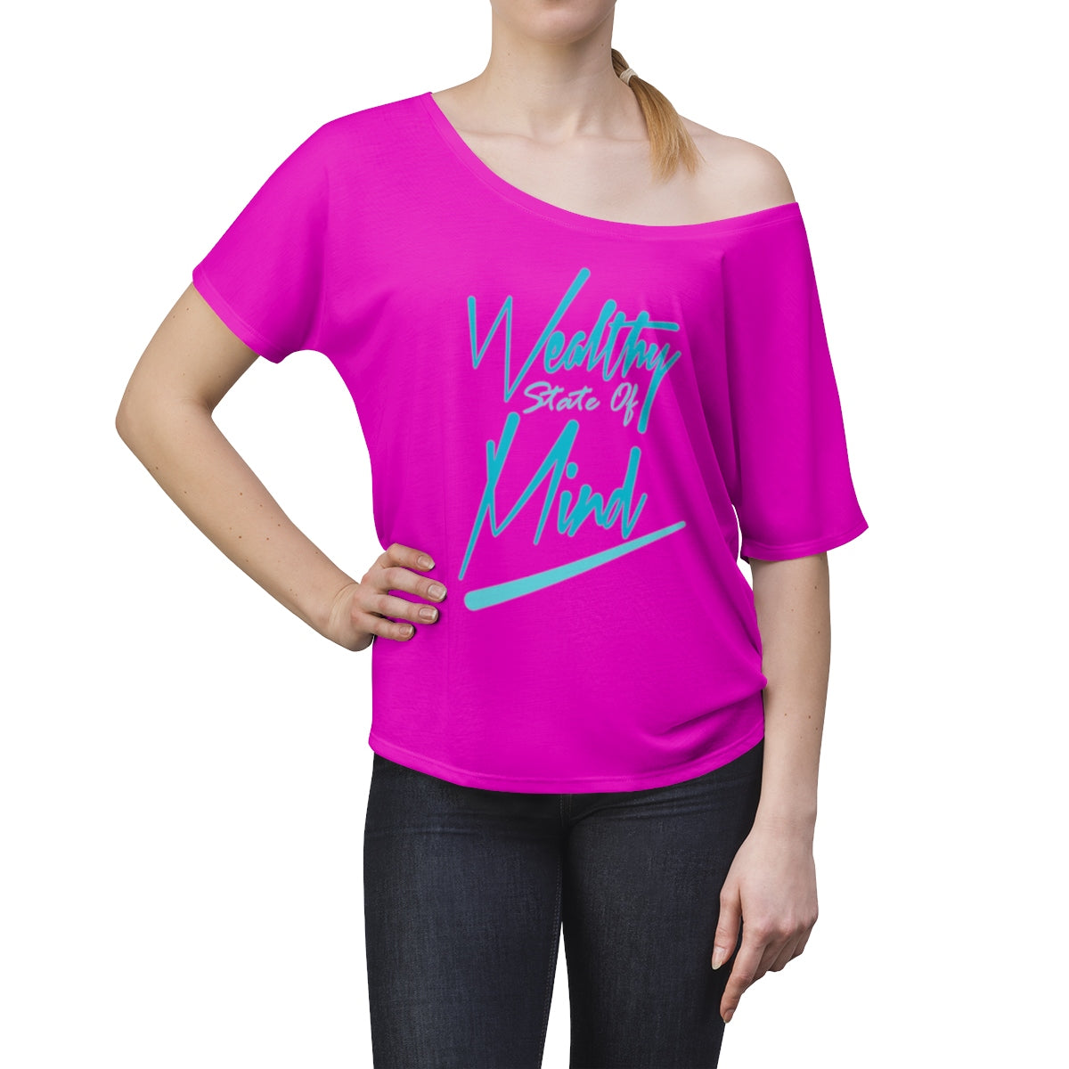 Wealthy State of Mind - Women's Slouchy top