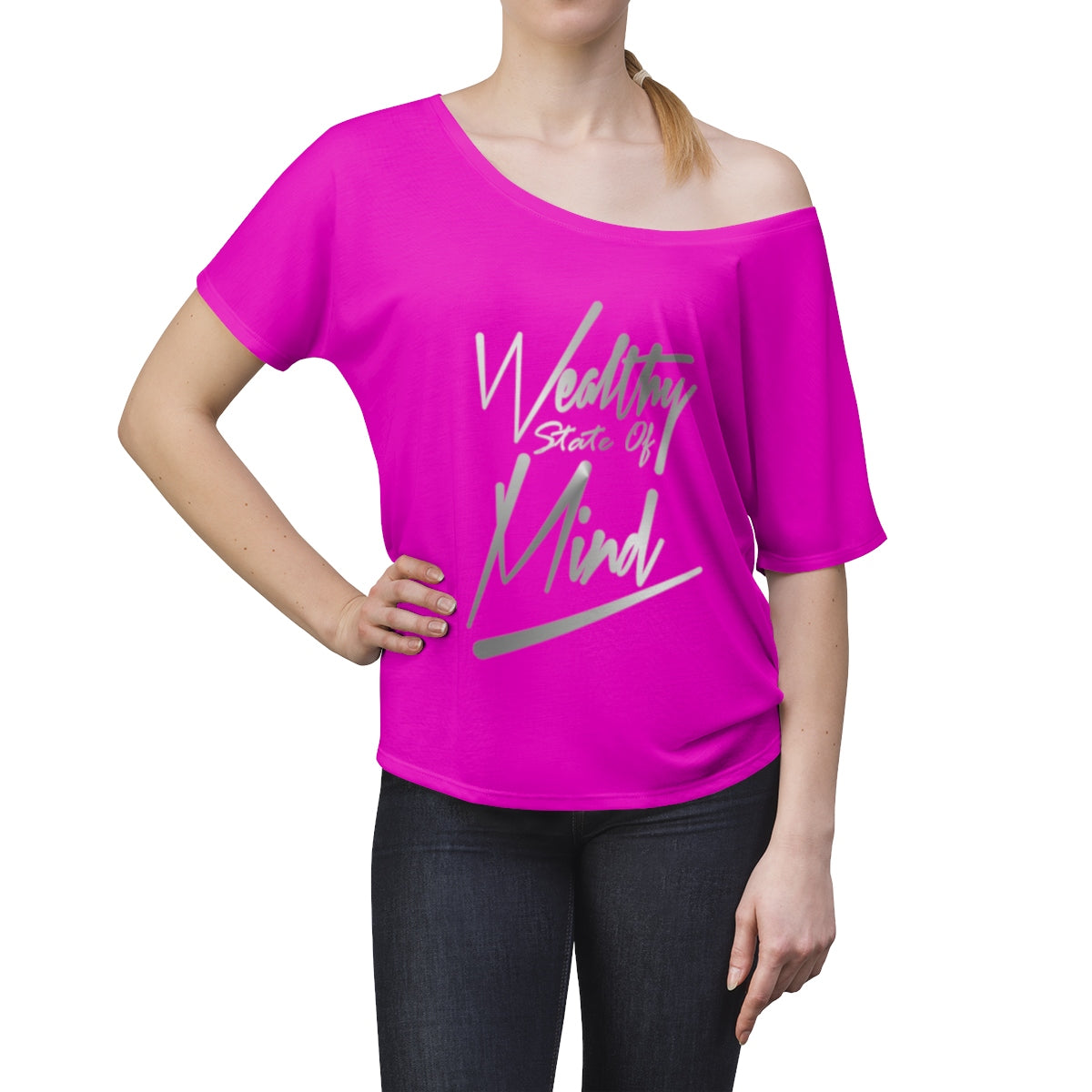 Wealthy State of Mind - Women's Slouchy top