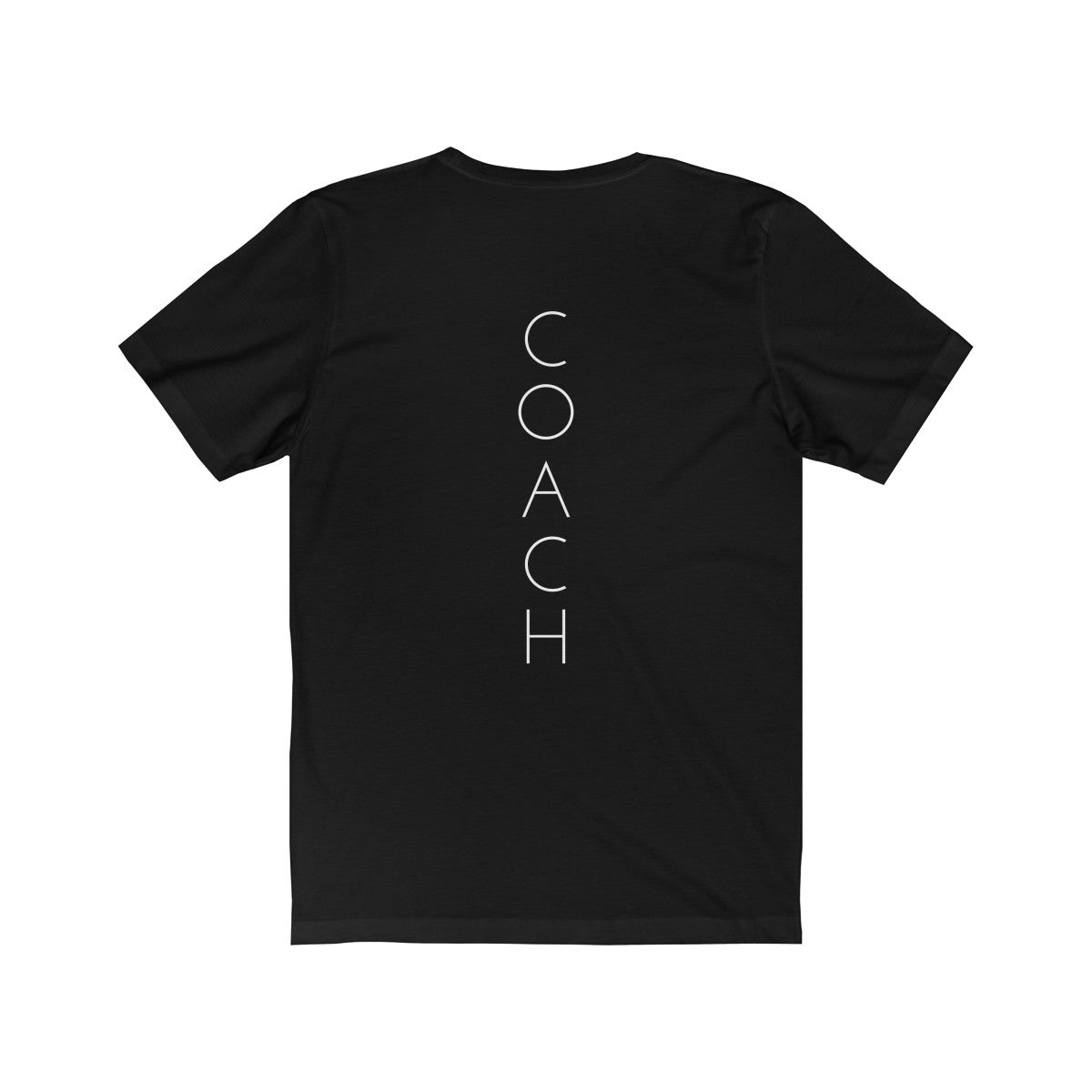 Coach on the back - Unisex Jersey Short Sleeve Tee