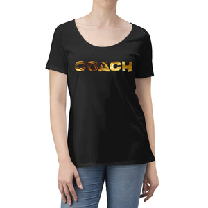 Coach - Women's Scoop Neck T-shirt