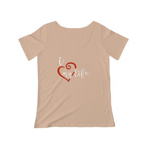 I Heart My Life - Women's Scoop Neck T-shirt