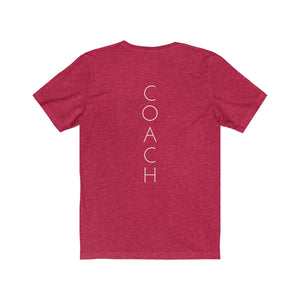 LIFE Coach (front & back print) - Unisex Jersey Short Sleeve Tee