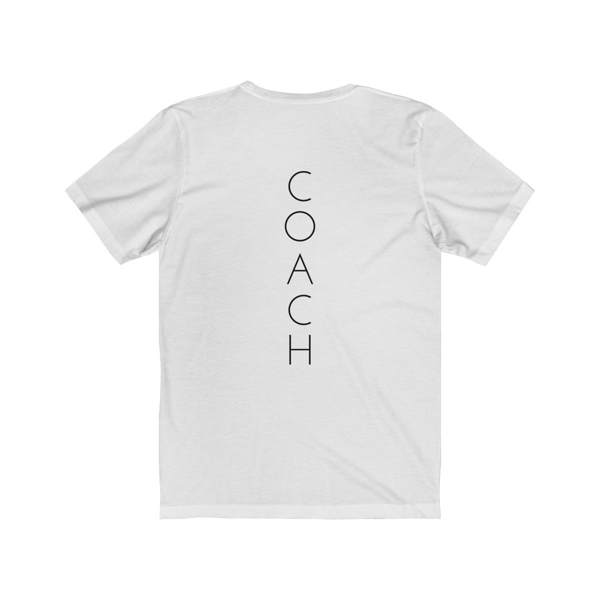 Coach on the back - Unisex Jersey Short Sleeve Tee