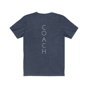 Coach on the back - Unisex Jersey Short Sleeve Tee