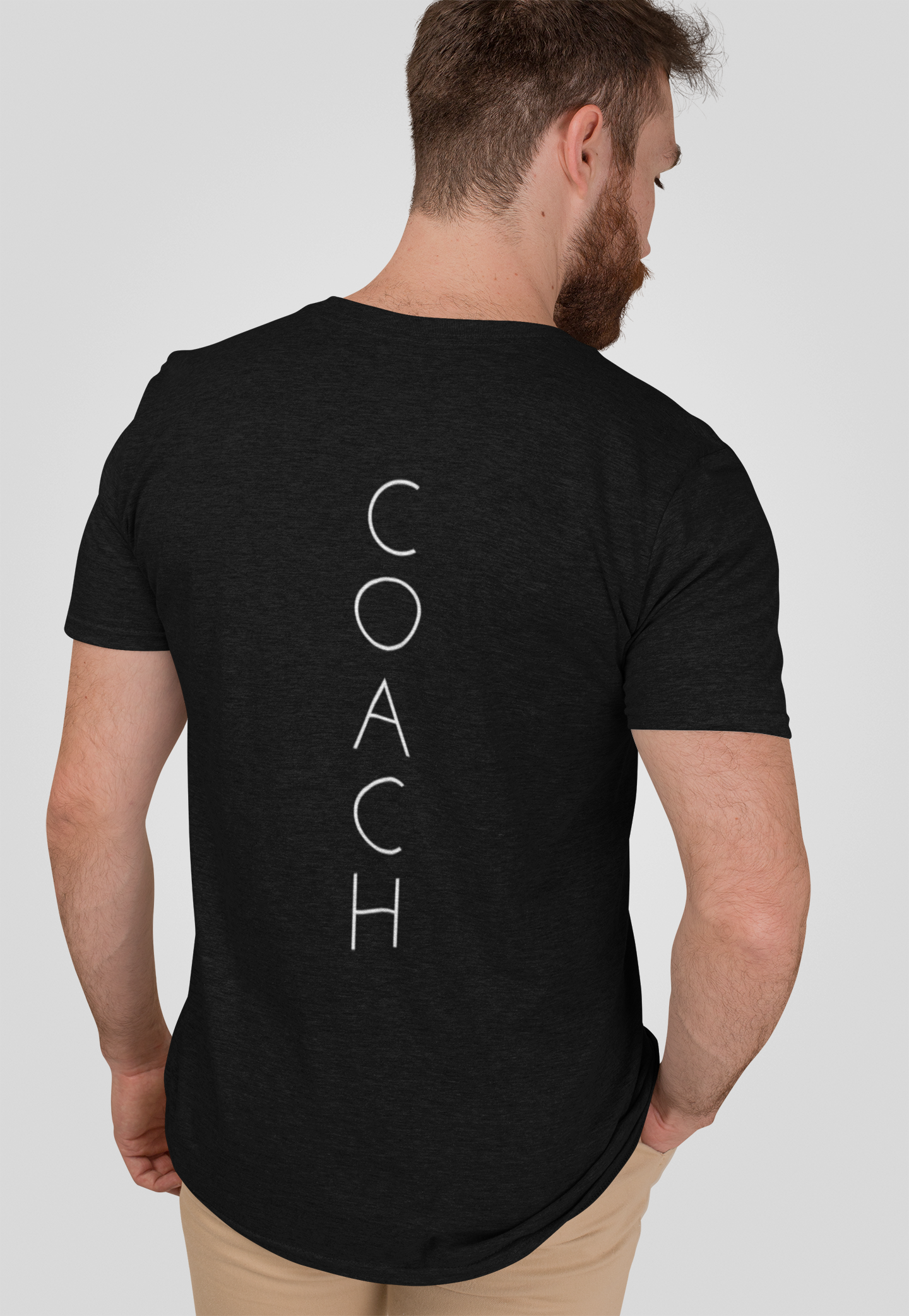 Coach on the back - Unisex Jersey Short Sleeve Tee