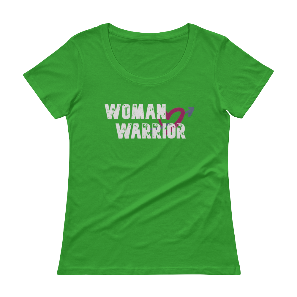 Woman Warrior Scoopneck T-Shirt