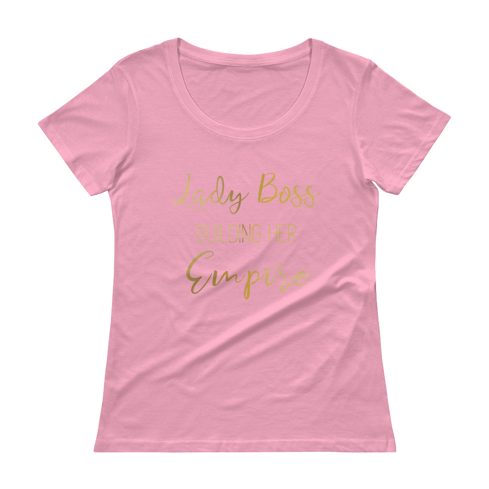 Lady Boss Scoopneck T-Shirt