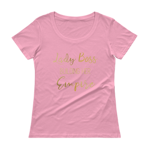 Lady Boss Scoopneck T-Shirt