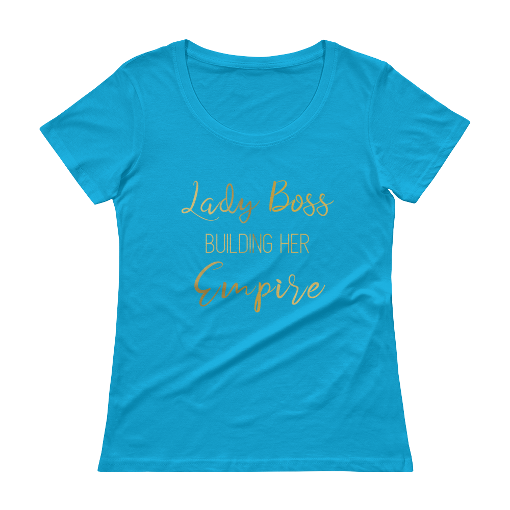 Lady Boss Scoopneck T-Shirt