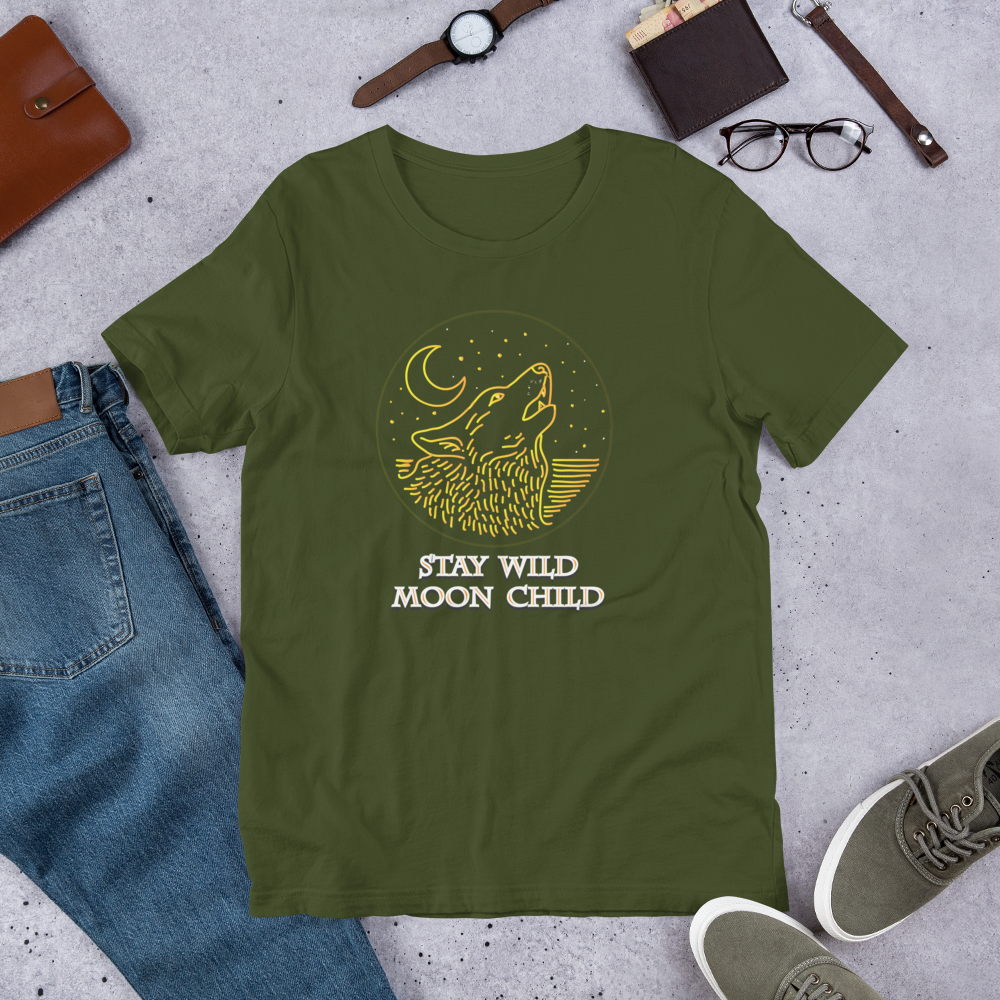 Stay Wild Moon Child - Short-Sleeve Unisex T-Shirt