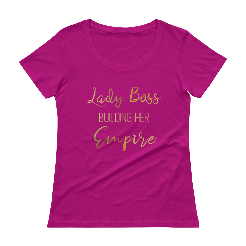 Lady Boss Scoopneck T-Shirt