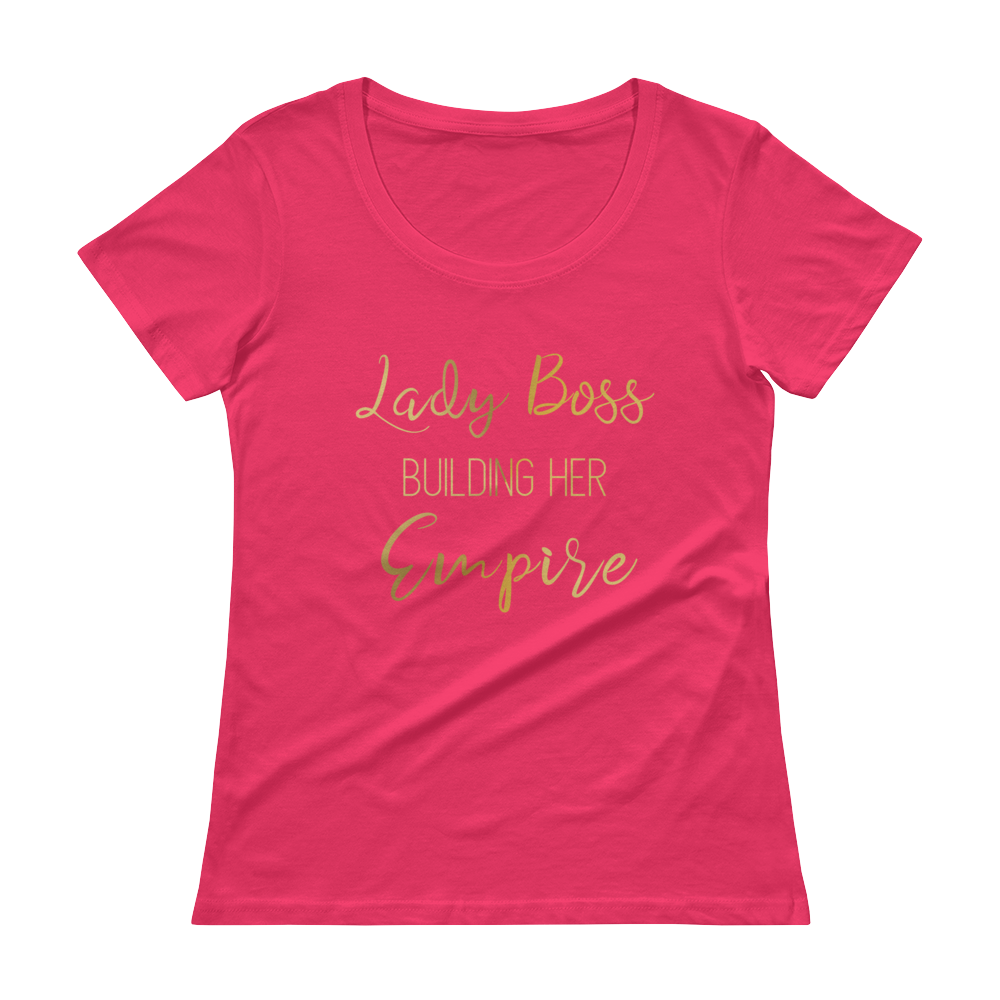 Lady Boss Scoopneck T-Shirt