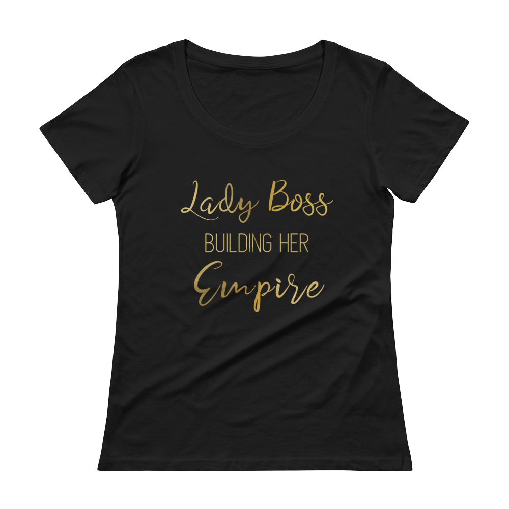 Lady Boss Scoopneck T-Shirt