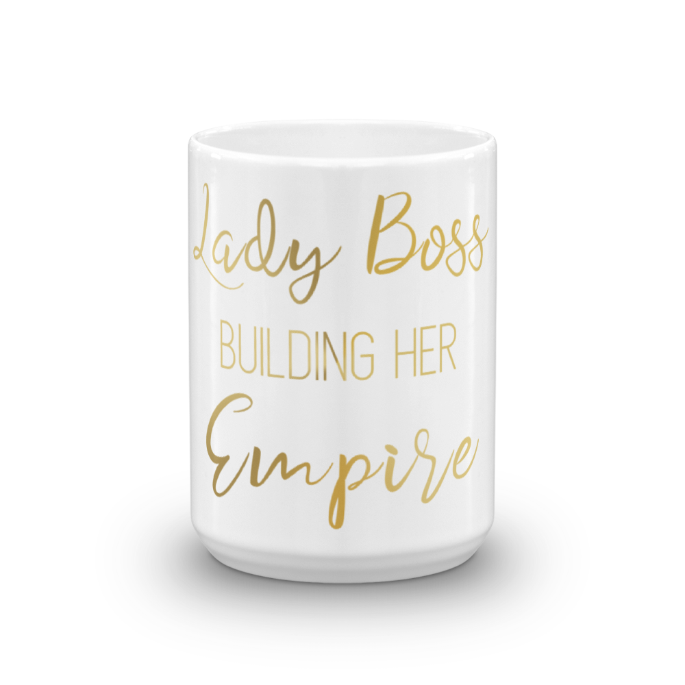 Lady Boss Gold Mug