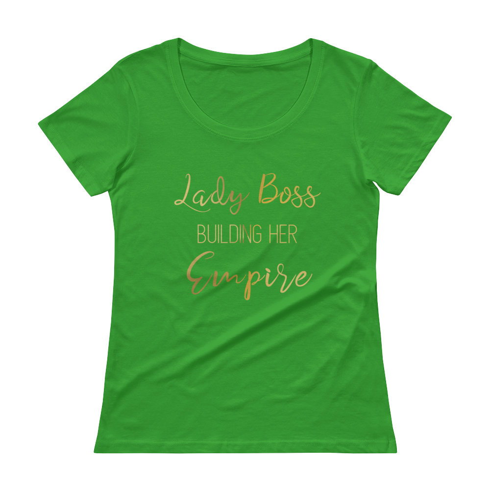 Lady Boss Scoopneck T-Shirt