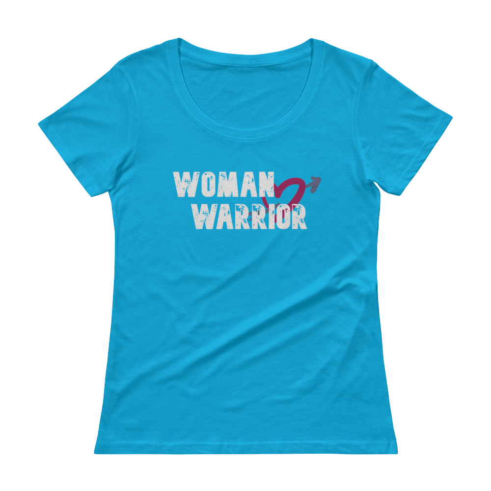 Woman Warrior Scoopneck T-Shirt