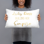 Lady Boss Gold Pillow