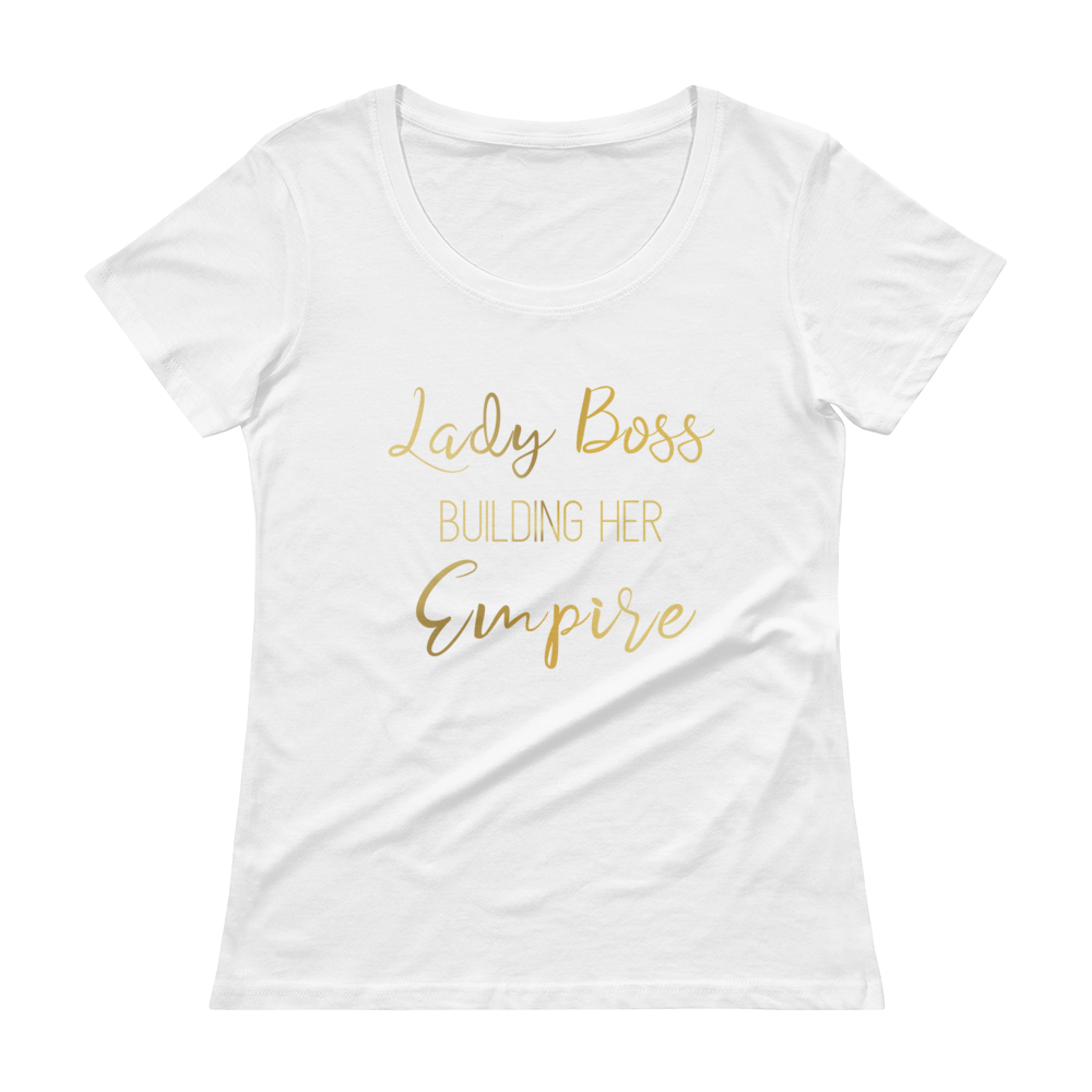 Lady Boss Scoopneck T-Shirt