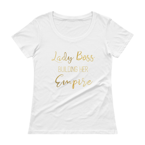 Lady Boss Scoopneck T-Shirt