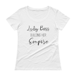 Lady Boss Black Metal Scoopneck T-Shirt