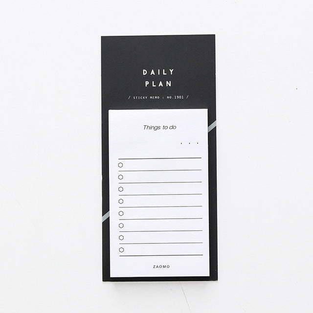 50 Sheets To Do List Check List Sticky Notes Memo Pad Notepad School Office Supplies Stationery